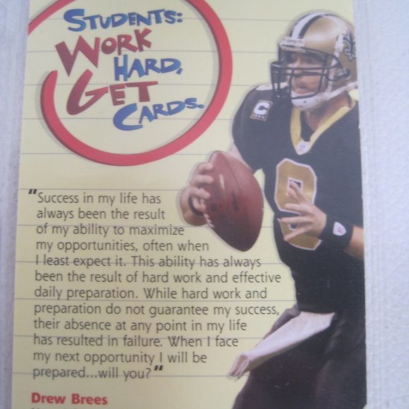 Lot of 10 New Orleans Saints NFL Player Cards - Picture 11 of 12